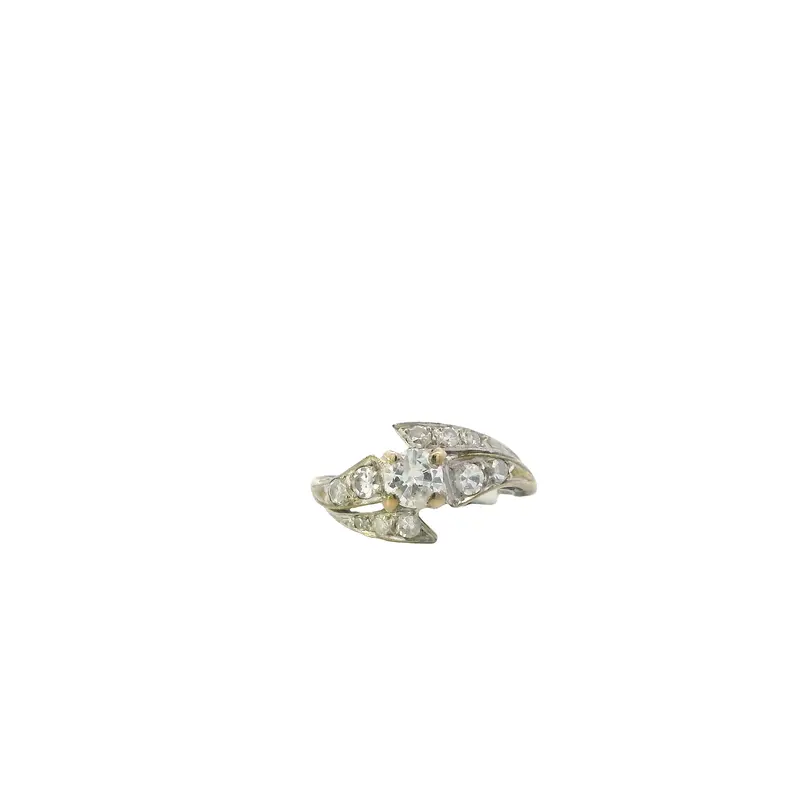 0.76-Carat Diamond Ring In 14K White Gold 1