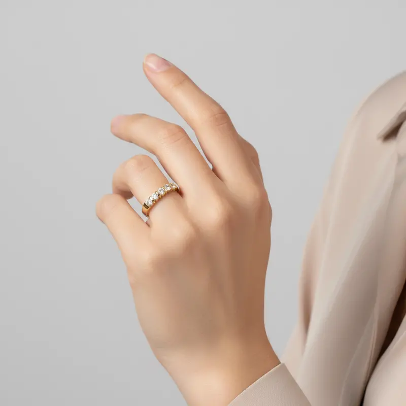 0.85-Carat Diamond Ring In 14K Yellow Gold 1