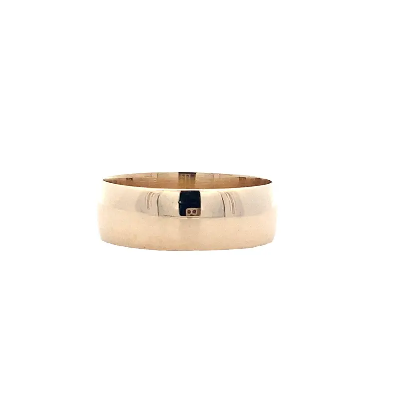 10K Yellow Gold Comfort-Fit Wedding Band For Everyday Wear 1