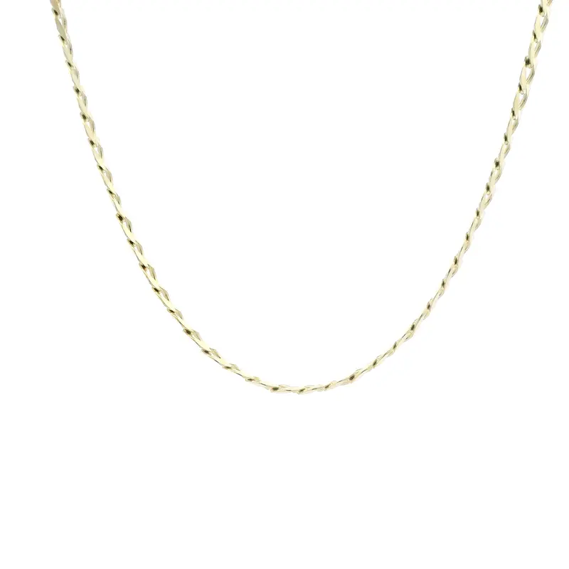 10K Yellow Gold Curb Chain Necklace – 20 Inches 1