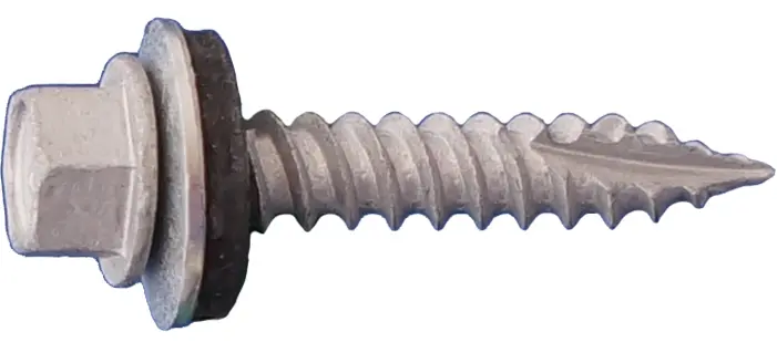 14" X 3/4" Type 17 Hex Washer Screw With Bonded Washer – Dagger-Tite, Pack Of 3000 1