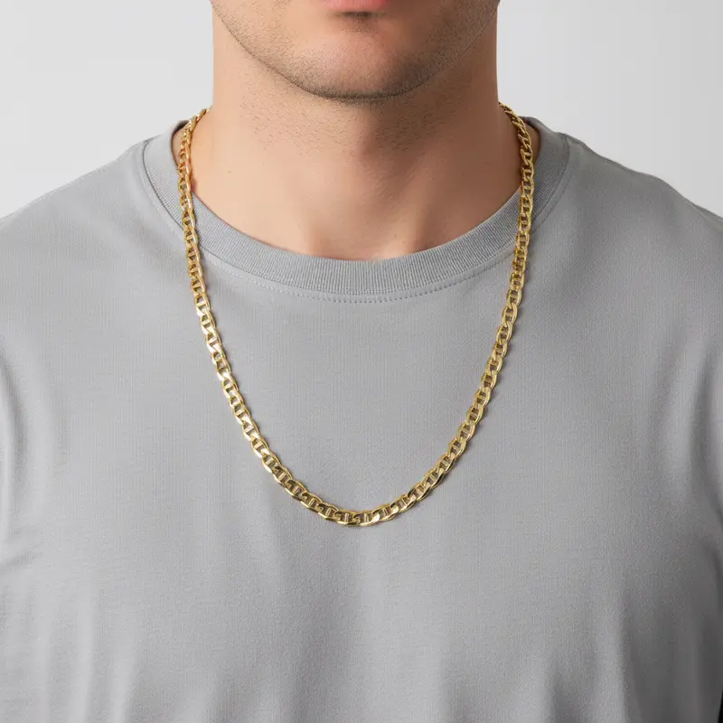 14K Yellow Gold 30-Inch Mariner Necklace Chain 1