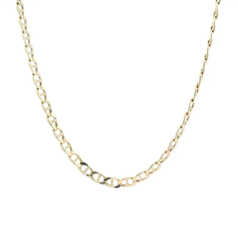 14K Yellow Gold Mariner Chain Necklace – 20 Inches 1
