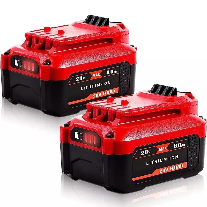 2-Pack Craftsman 6.0Ah 20V Max Li-Ion Battery Replacement For Cmcb204, Cmcb202, And Cmcb201 Tools 1