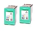 2-Pack Remanufactured Hp 93 Color Ink Cartridges (C9361Wn) 1
