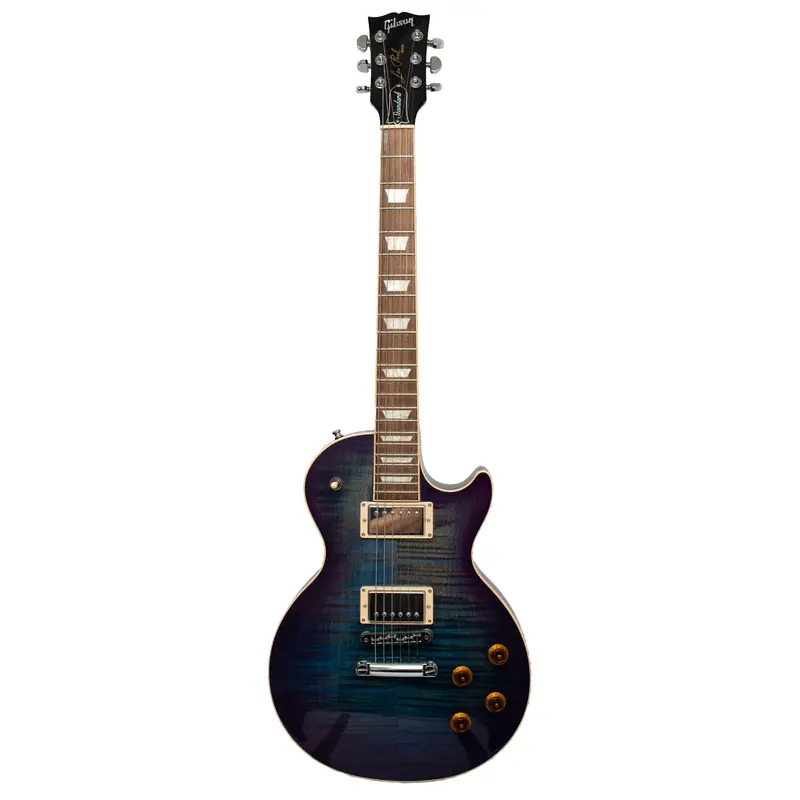 2017 Gibson Les Paul Standard Electric Guitar – Blue Burst Finish 1