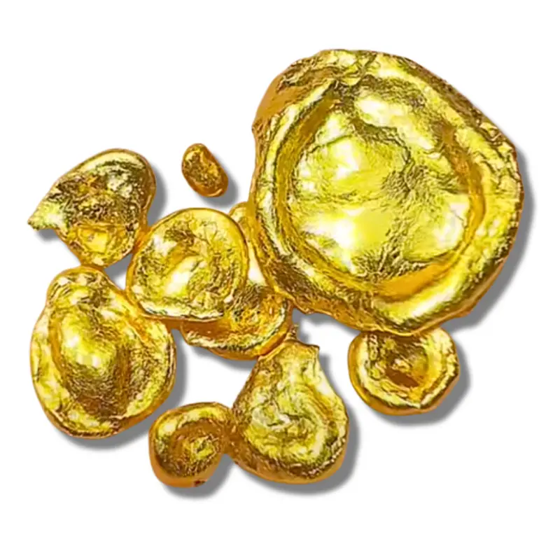 24K Solid Gold Shot – 9.05 Grams Of Pure .9999 Fine Gold Granules 1