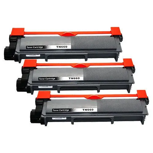 3-Pack Brother Tn660 High-Yield Compatible Toner Cartridge – Direct Replacement For Tn630 1