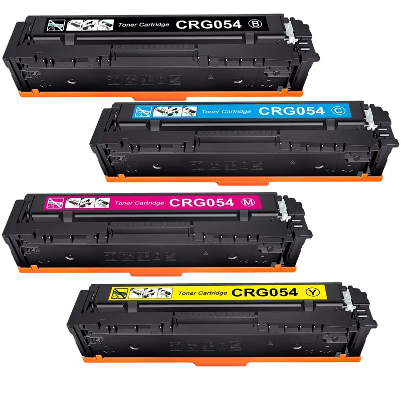 4-Pack Canon 054 Toner Cartridges For Color Imageclass Mf642Cdw, Mf641Cw, And Mf644Cdw 1