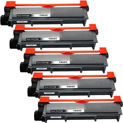 5-Pack Brother Tn660 Compatible Toner – High-Yield Replacement For Tn630 1