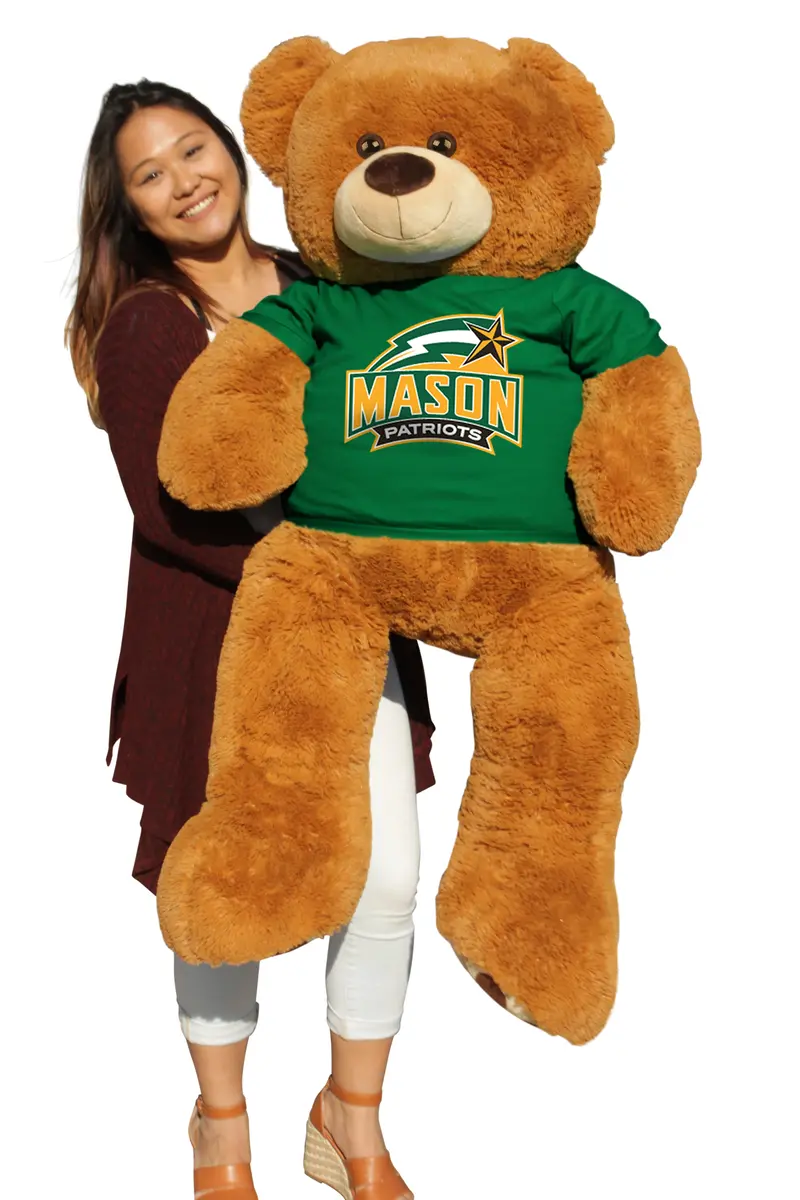 6-Foot George Mason Patriots Giant Plush Bear 1