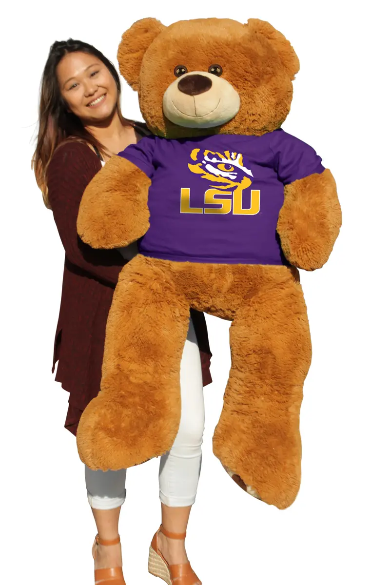 6-Foot Lsu Tigers Giant Plush Bear 1