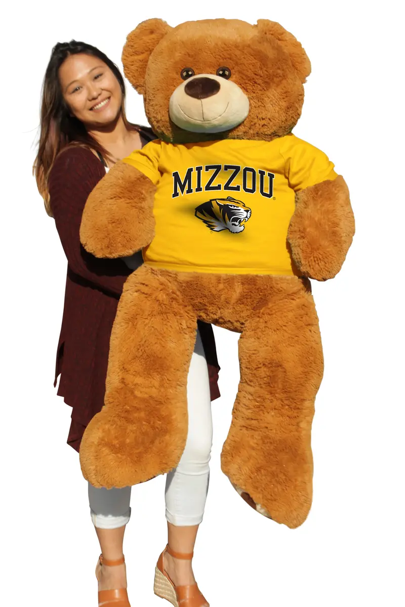 6-Foot Missouri Tigers Giant Stuffed Bear 1