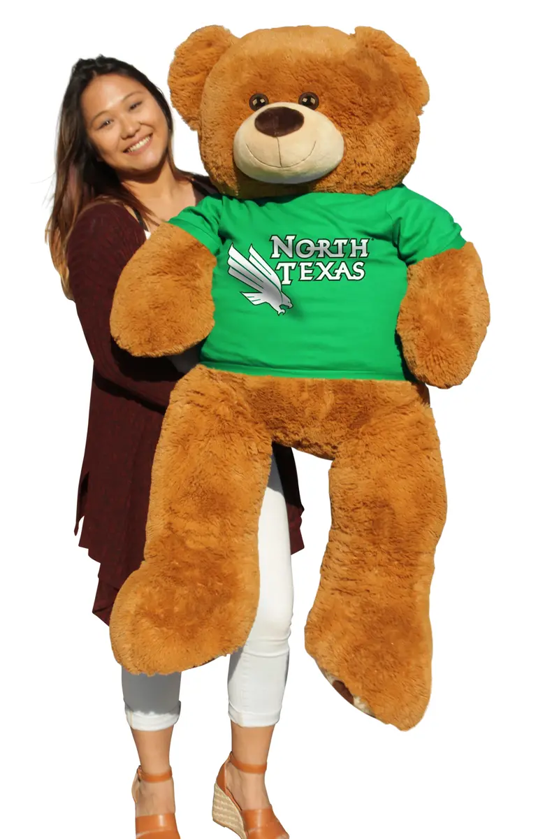 6-Foot North Texas Mean Green Giant Stuffed Bear 1