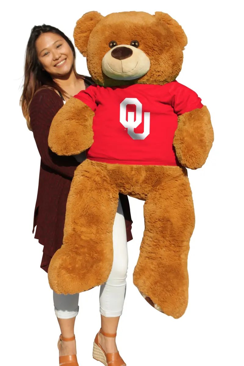 6-Foot Oklahoma Sooners Giant Stuffed Bear 1