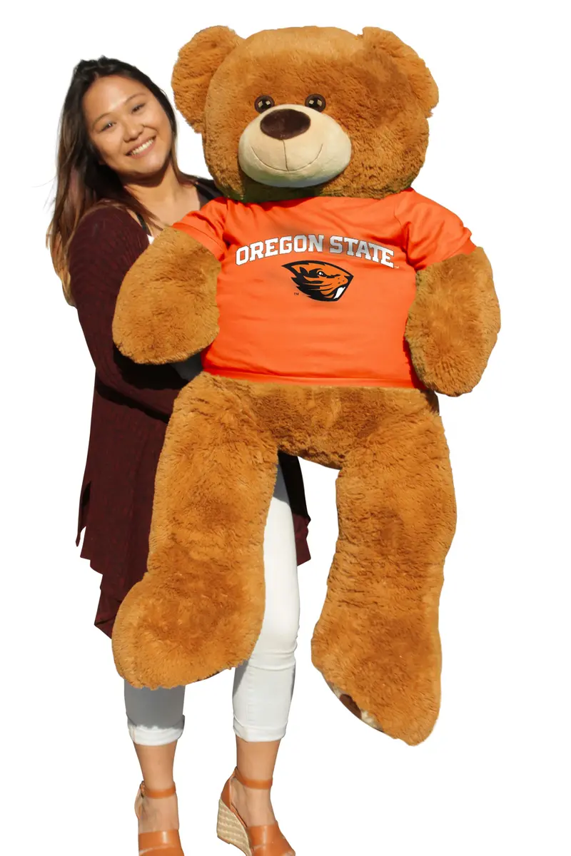 6-Foot Oregon State Beavers Oversized Plush Bear 1