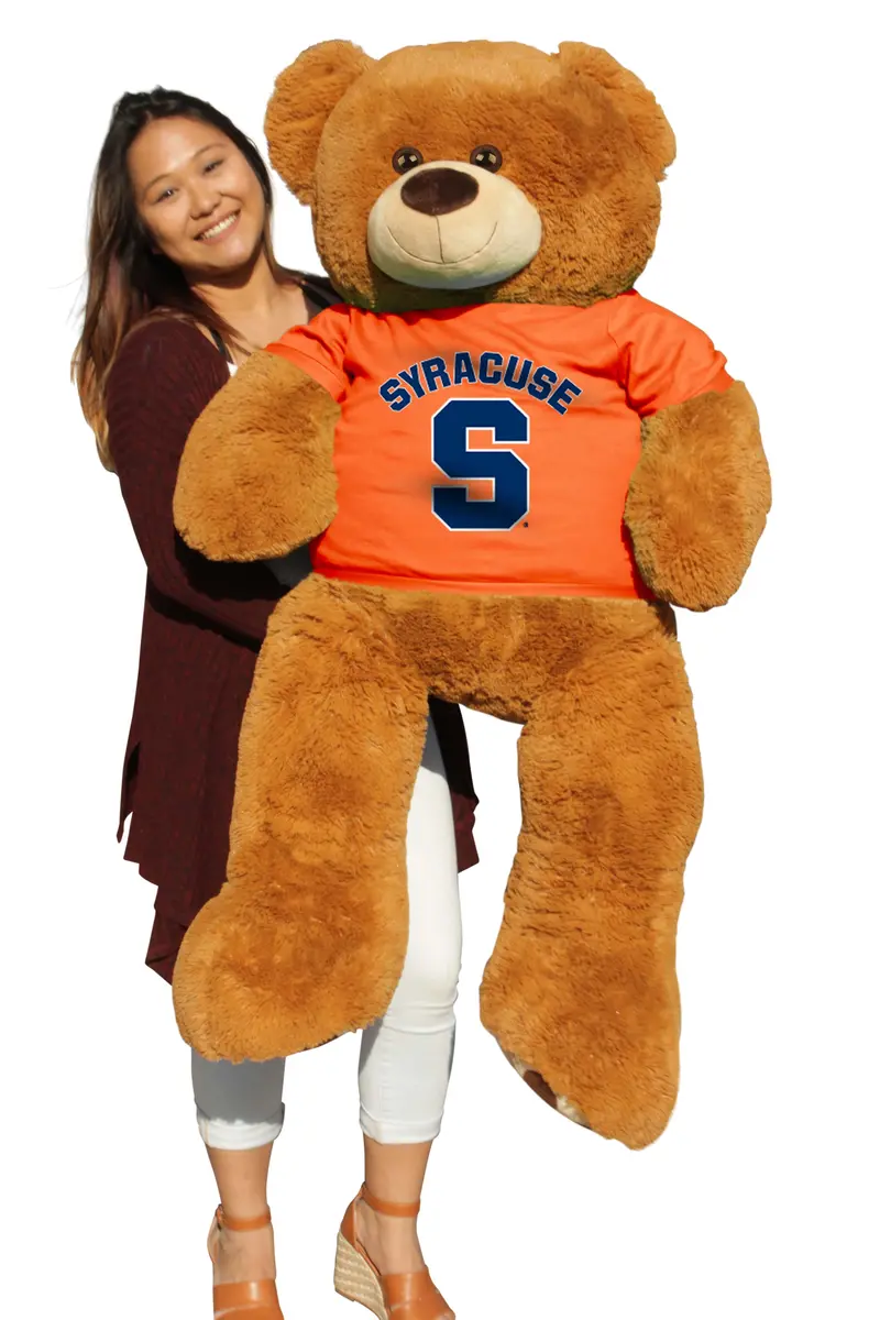 6-Foot Syracuse Orange Large Teddy Bear 1