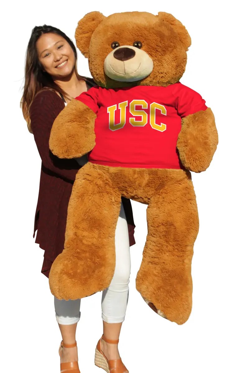 6-Foot Usc Trojans Oversized Stuffed Bear 1