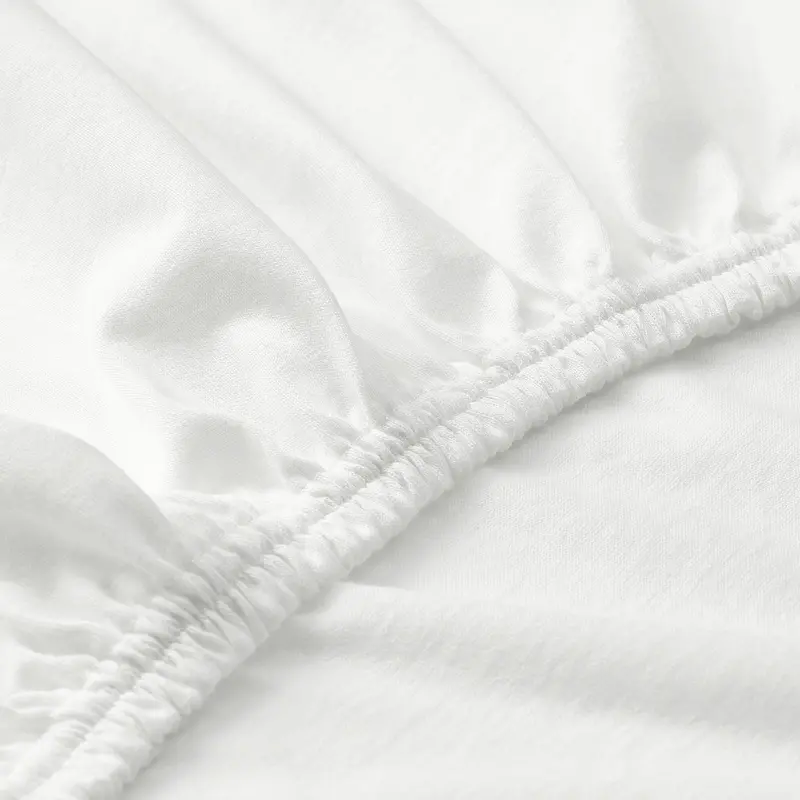 600-Thread-Count Pure Cotton Fitted Sheet 1