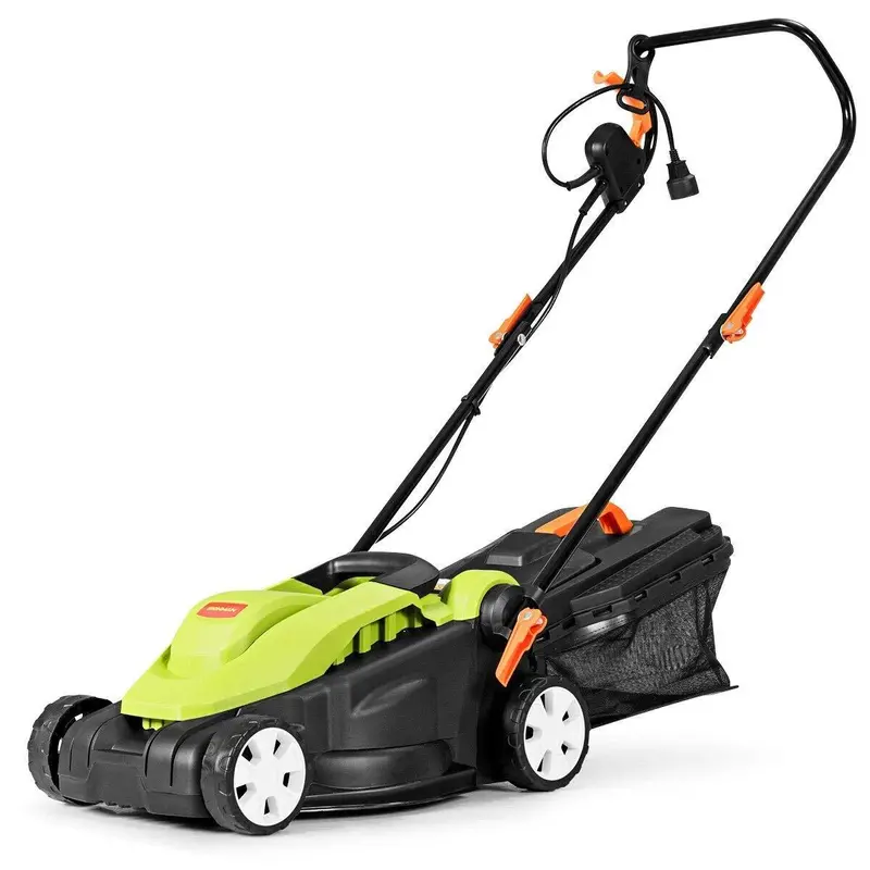 Abbeydh 14-Inch 10-Amp Folding-Handle Electric Push Mower 1