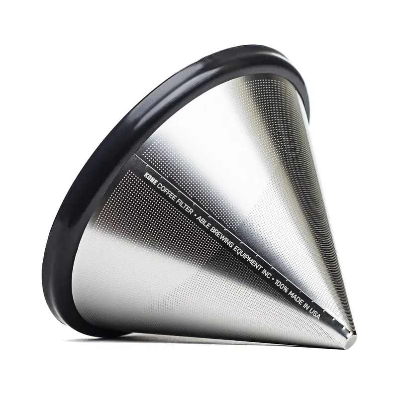 Able Brewing Kone Reusable Stainless Steel Coffee Filter For Chemex 1
