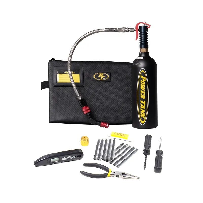All-In-One Tire Repair Kit – Includes 20 Oz Co₂ Inflator & Puncture Tools 1
