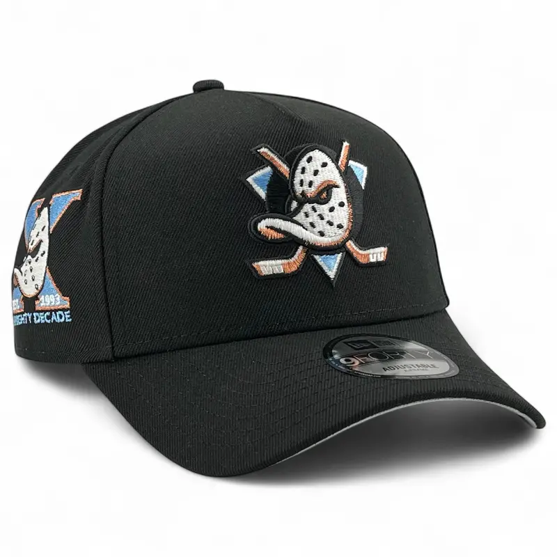 Anaheim Ducks "A Mighty Decade" Snapback – New Era 9Forty A-Frame In Solid Black 1