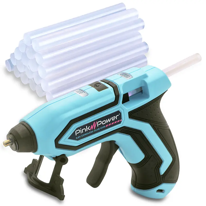 Aqua Splash Cordless Glue Gun – Compact Hot Melt Dispenser 1