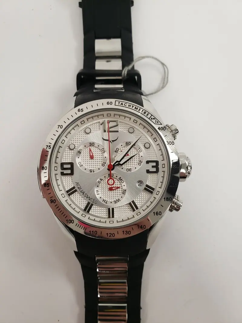 Aquaswiss Stainless Steel Water-Resistant Watch (Model I-6047) 1