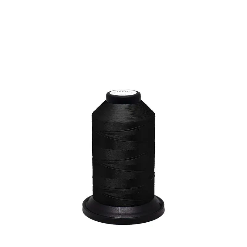 Aruvo Black High-Strength Thread – 2000 Denier, B-138 Needle Size 1