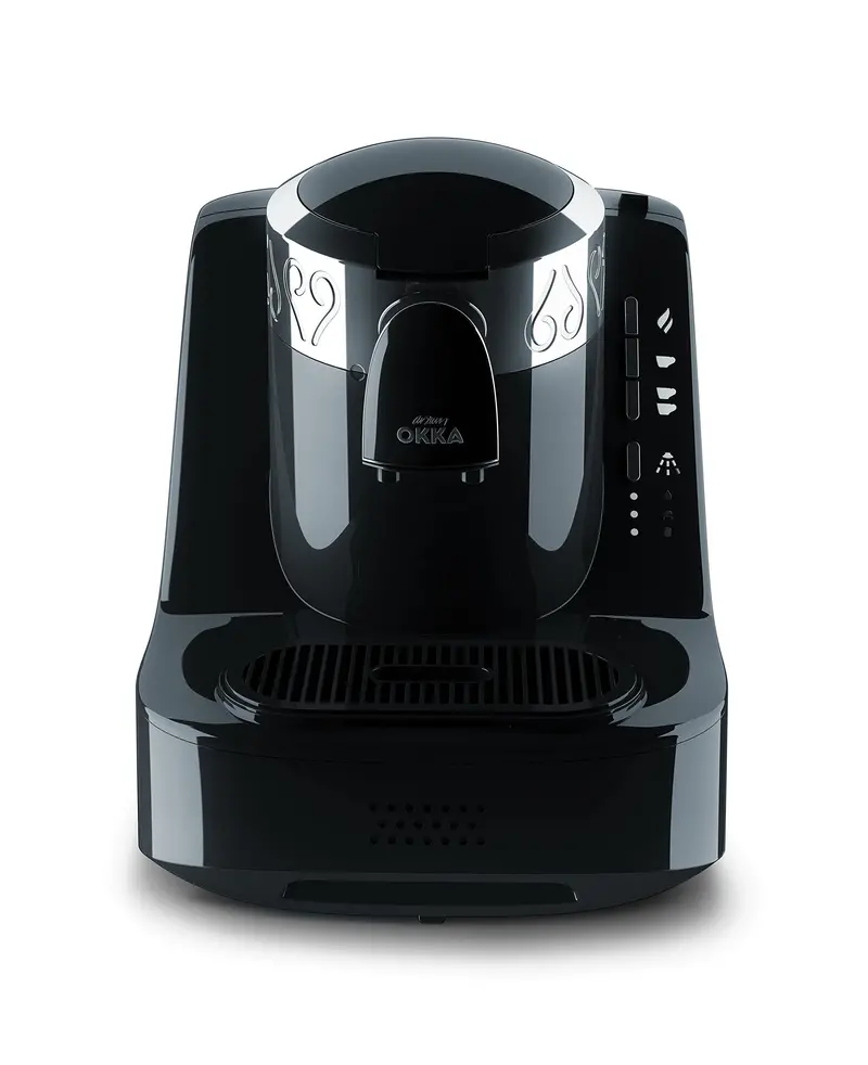 Arzum Okka Turkish & Greek Coffee Machine – Ul-Certified 120V, Black/Chrome Design 1