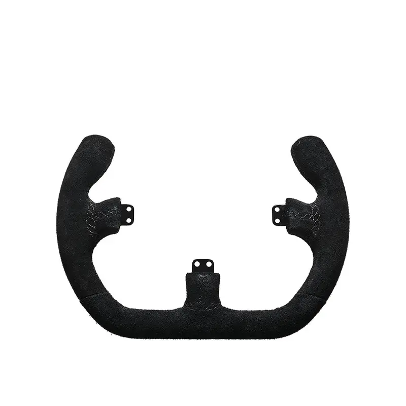 Asetek Open D Steering Wheel – Suede Rim 1