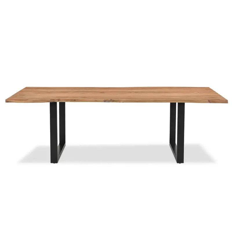 Athea Butterfly Live Edge Dining Table – 96-Inch Natural Wood 1