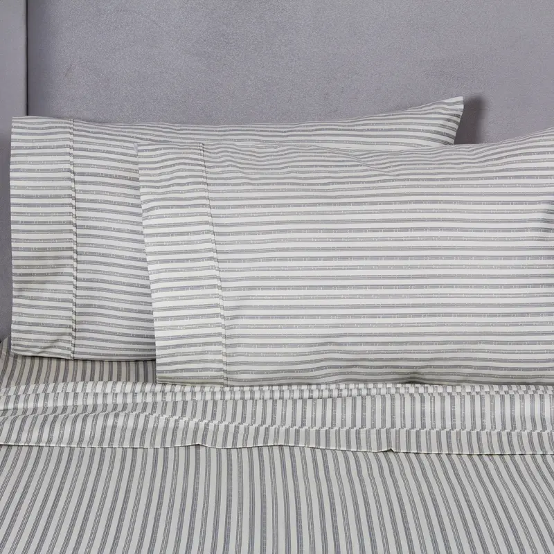 Bamboo-Blend Stripe Sheet Set 1