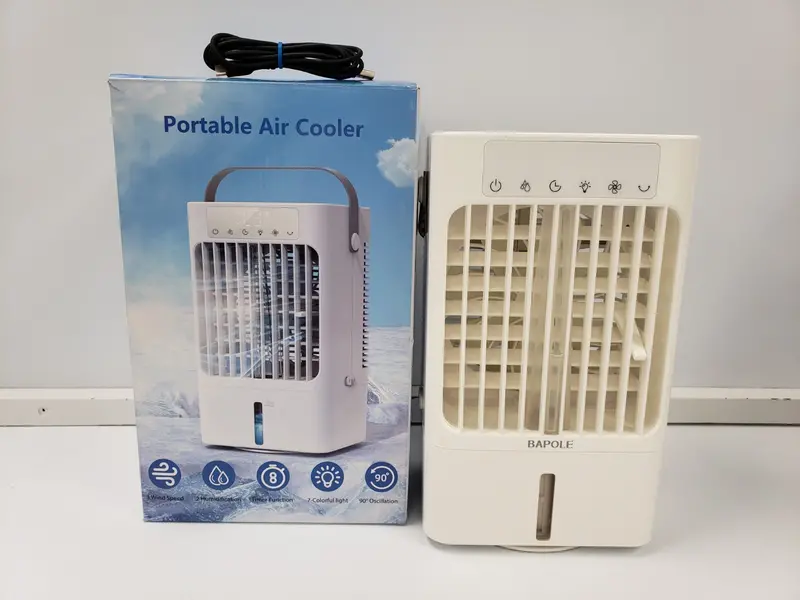 Bapole Cd107 Compact Portable Evaporative Air Cooler (Model 82793-2) 1