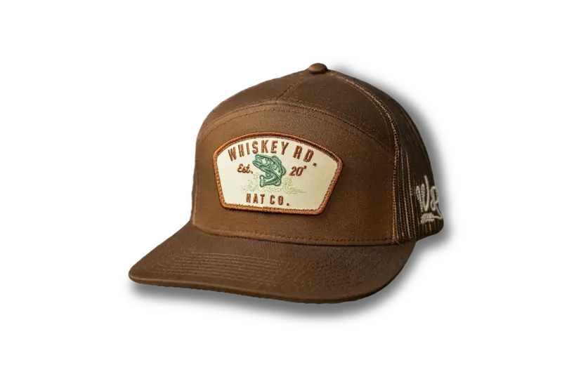 Bass Bucket Brown 7-Panel Dad Hat 1