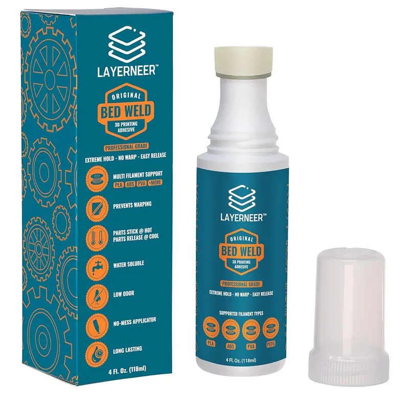 Bedweld 3D Printer Build Plate Adhesive – High-Grip, Removable, Solvent-Free Surface Enhancer 1