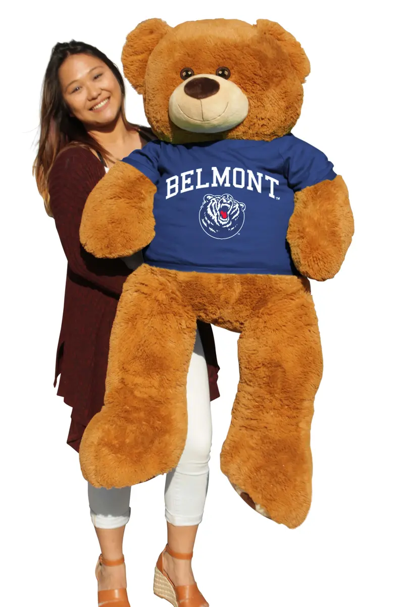Belmont University 6-Foot Premium Teddy Bear Plush 1