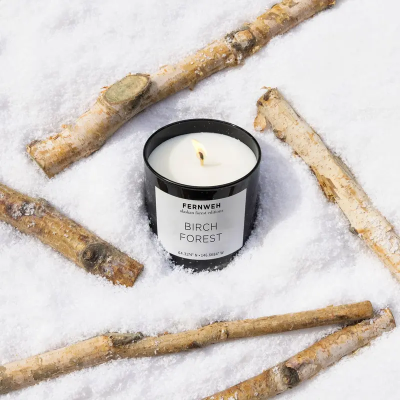 Birch Forest Nature-Inspired Soy Candle 1