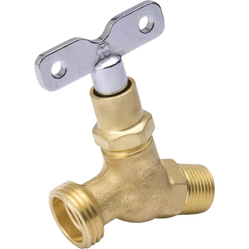 B&K 3/4-Inch Mip Hose Bibb With Loose Key – Brass Male Hose Thread Fitting 1