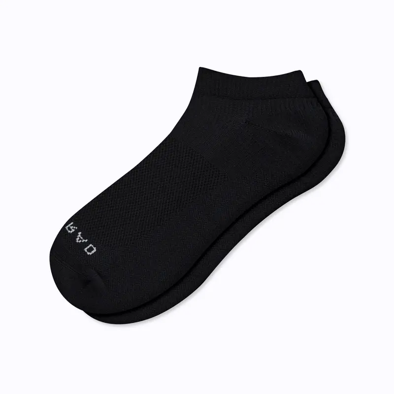 Black Ankle Compression Socks – Sleek, All-Day Recovery Pair 1