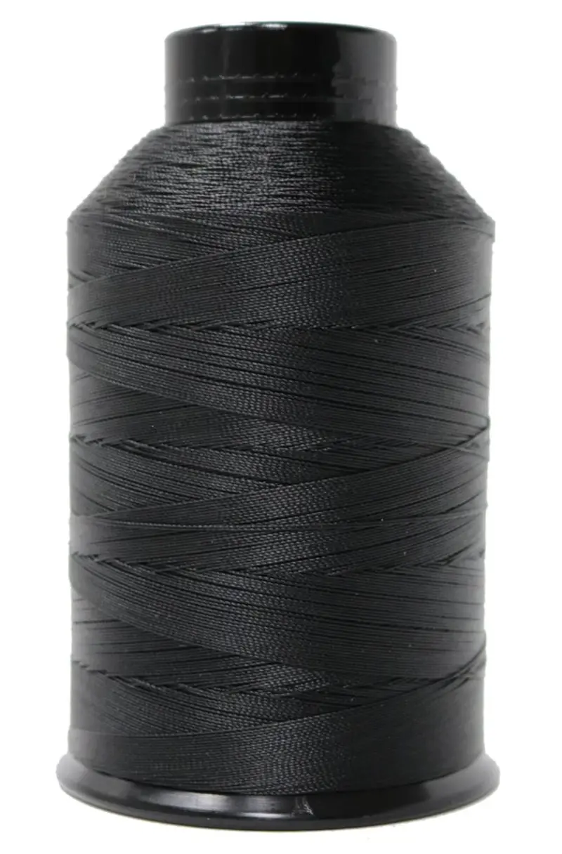 Black B-69 High-Strength Nylon Thread 1
