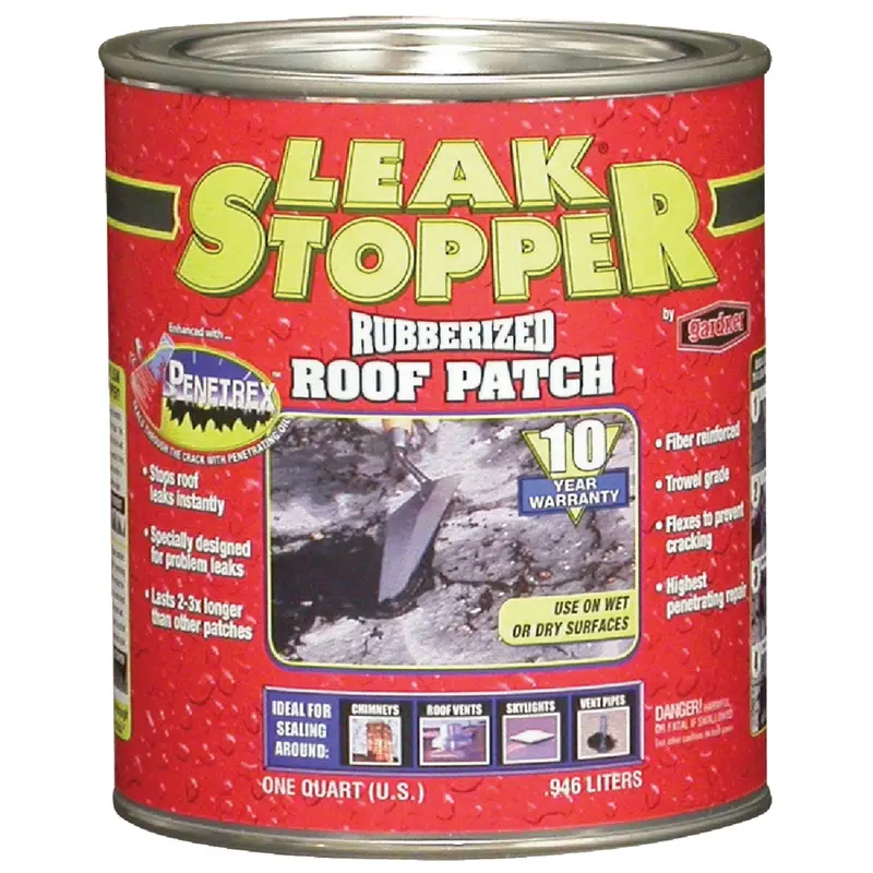 Black Jack Rubberized Roof Patch – 1 Quart Leak-Sealing Compound 1