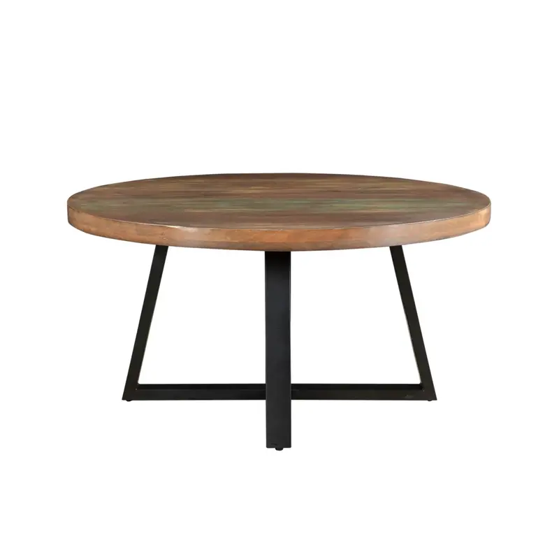 Blossom Collection Coffee Table – Round Wooden Design 1
