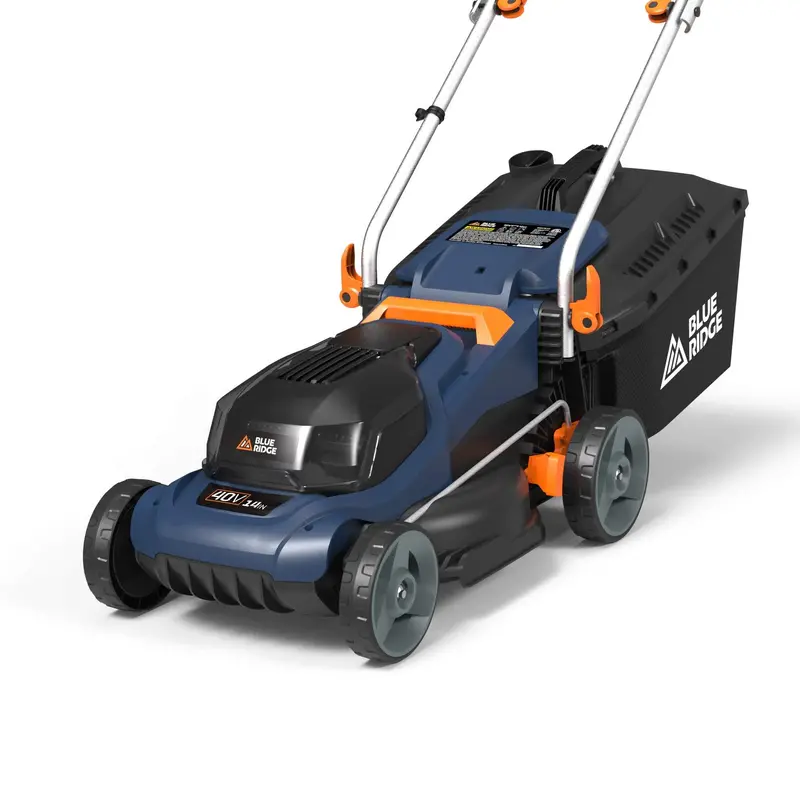 Blue Ridge Br8761U 14-Inch 40V Cordless Lawn Mower — Battery & Charger Included 1