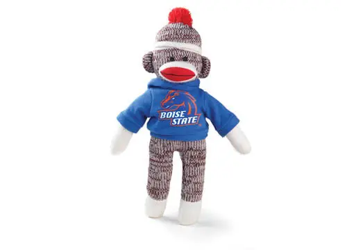 Boise State University Sock Monkey Plush 1