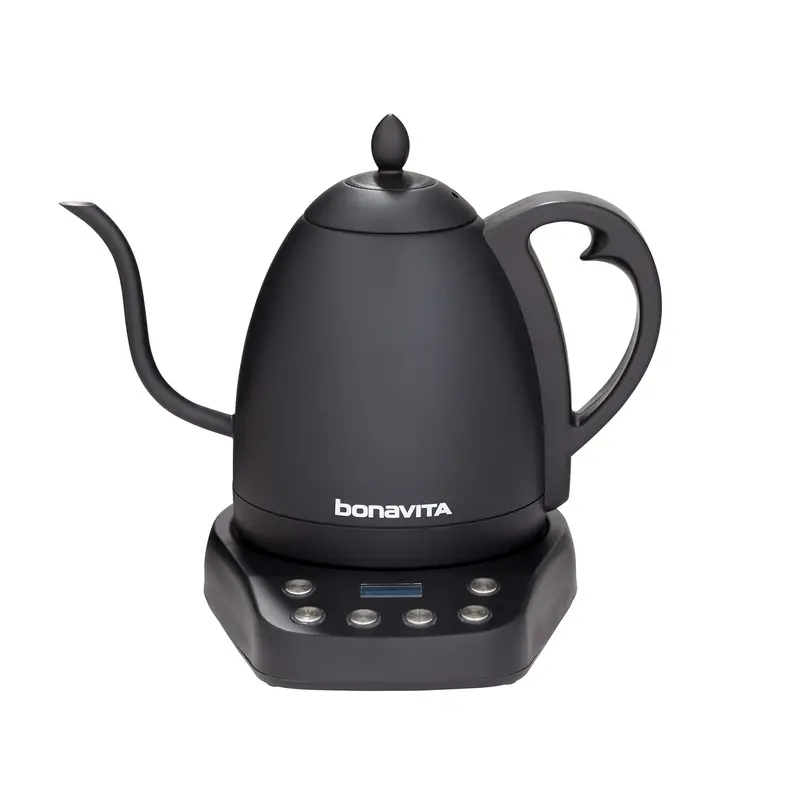 Bonavita Bv07003Us Interurban Variable-Temp Electric Kettle – 1L Matte Black Design 1