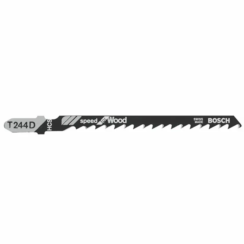 Bosch 4" 6-Tpi Wood T-Shank Jig Saw Blade Pack – 100 Blades For Smooth Cuts 1