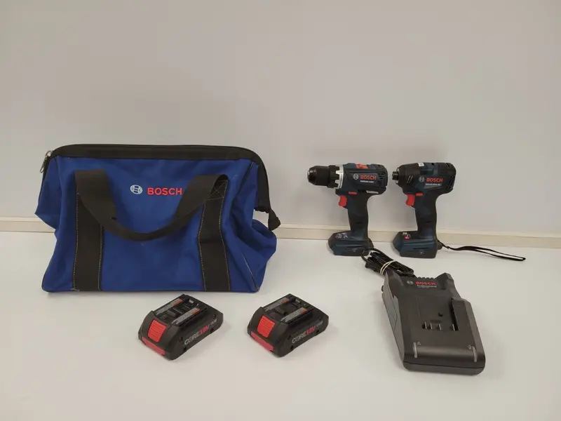 Bosch Drill And Impact Driver Combo Kit – Cordless 2-Tool Set (I-36389) 1