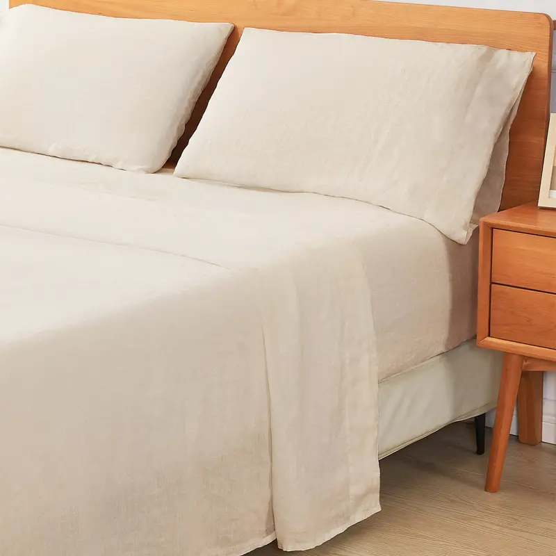 Breathable 100% Linen Sheet Set 1